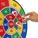 Дартс на липучці 6 м'ячів та мішень VELCRO dartboard Baili BL-602 37cм BL-602 фото 7