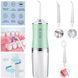 Ирригатор для чистки зубов и полости рта Oral Irrigator с аккумулятором и сменными насадками. Цвет: зеленый ws12495-2 фото 3