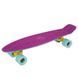 Пенни борд Penny Board круизер пластиковый RUBBER 22' RUBBER SOFT FISH SK-410-7 розовый-мятный SK-410-7 фото 2