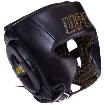 Шлем боксерский в мексиканском стиле кожаный UFC PRO Prem Lace Up UHK-75057 2XL черный UHK-75057 фото