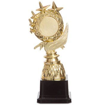 Фигура наградная эмблемоноситель SP-Sport Пламя QX-18004 высота 21см золото QX-18004 фото