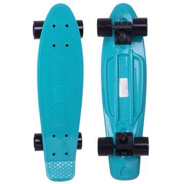 Пенни борд Penny Board круизер пластиковый 22' FISH SK-401-26 голубой-черный-черный SK-401-26 фото