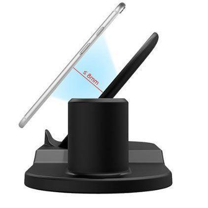 Док-станція зарядна станція Wireless fast charger 3 в 1 ws57657 фото