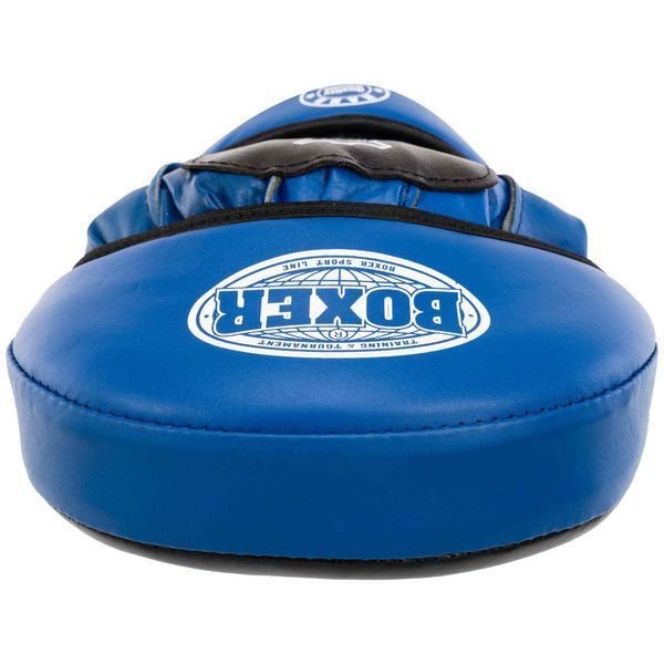 Лапа боксерская изогнутая тренировочная кожа BOXER 2012-01 элит 23х19х4,5см 2штуки цвета в ассортименте 2012-01 фото