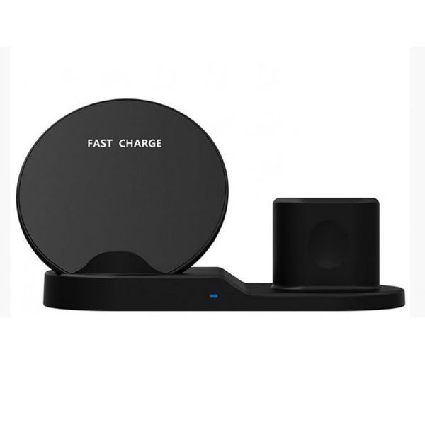 Док-станція зарядна станція Wireless fast charger 3 в 1 ws57657 фото