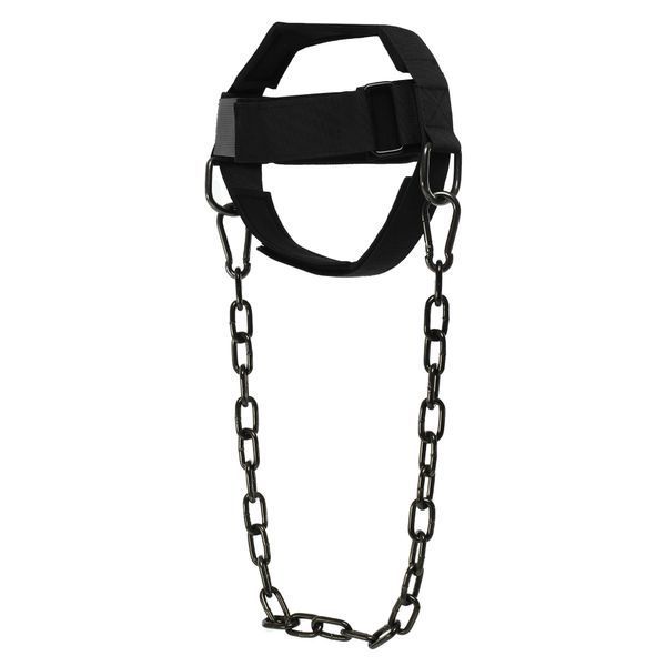 Упряжь тренажер для тренировки мышц шеи NECK HARNESS EZOUS N-06 черный N-06 фото