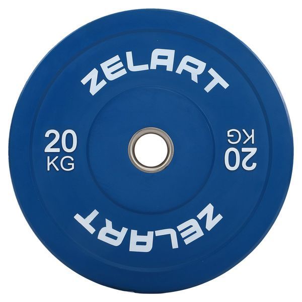 Бамперні диски гумові Zelart TA-7797-20 50.6&plusmn;0.2мм 20кг синій TA-7797-20 фото