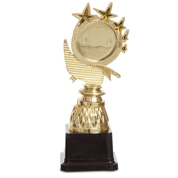 Фигура наградная эмблемоноситель SP-Sport Пламя QX-18004 высота 21см золото QX-18004 фото