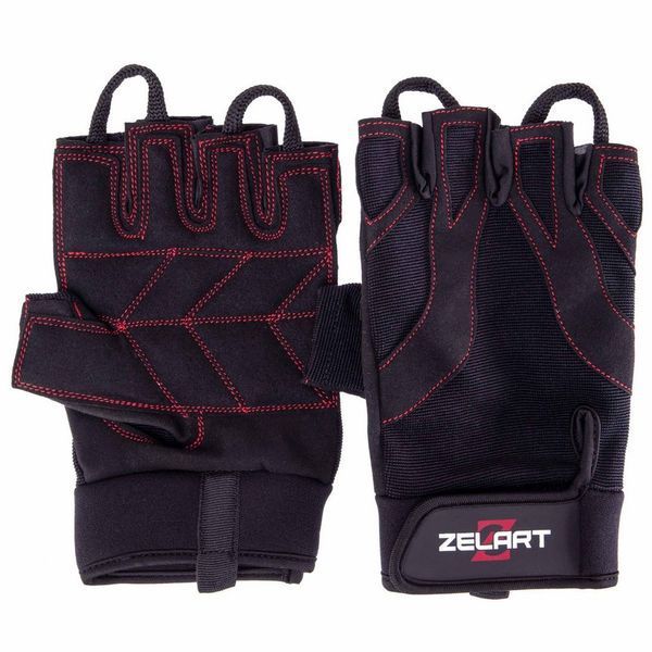 Перчатки для фитнеса и тренировок Zelart SB-161596 S-XXL черный 2XL SB-161596 фото