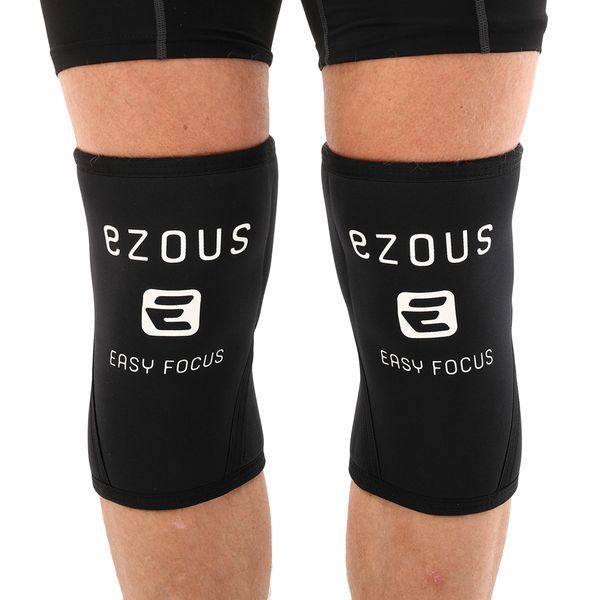 Наколенники для приседа и пауэрлфтинга 2штуки SQUAT KNEECAP EZOUS A-02 S-XL черный L A-02 фото