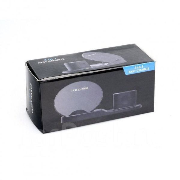 Док-станція зарядна станція Wireless fast charger 3 в 1 ws57657 фото