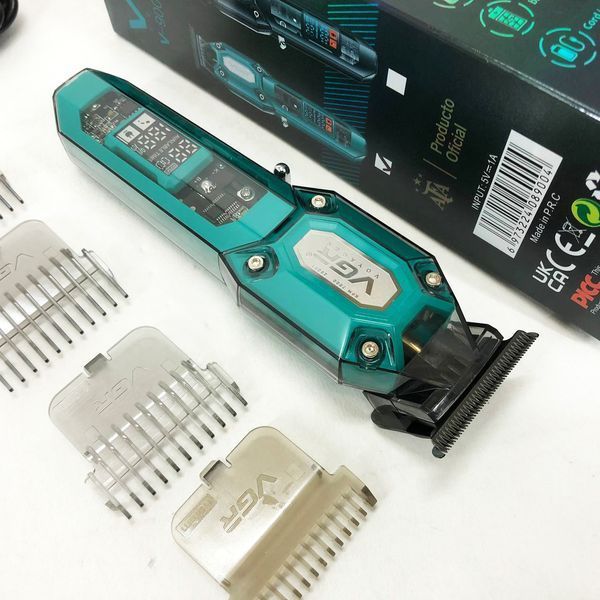 Акумуляторна машинка для стрижки VGR V-900 з дисплеєм, бездротова для стрижки волосся ws86831-1 фото