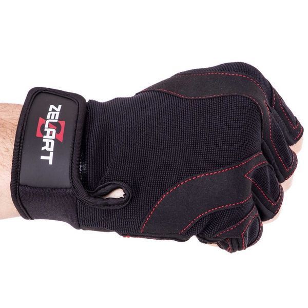 Перчатки для фитнеса и тренировок Zelart SB-161596 S-XXL черный 2XL SB-161596 фото