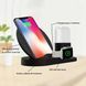 Док-станція зарядна станція Wireless fast charger 3 в 1 ws57657 фото 4