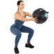 Мяч набивной медицинский для кроссфита WALL BALL LiveUp LP8103-4 4кг черный LP8103-4 фото 10
