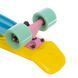 Пенни борд Penny Board круизер пластиковый 22' FISH COLOR SK-402-7 фиолетовый-голубой-желтый SK-402-7 фото 5