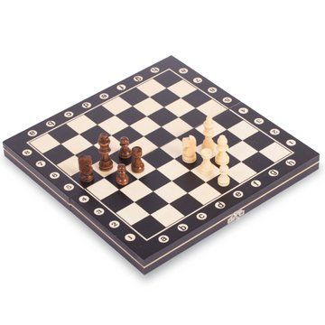 Шахматы настольная игра деревянные Xinliye W8013 размер 29x29 см W8013 фото