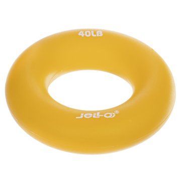 Эспандер кистевой кольцо JELLO JLA473-40LB 1шт o7см нагрузка 18кг желтый JLA473-40LB фото