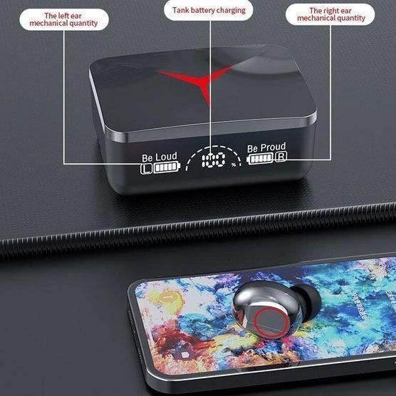 Беспроводные наушники M90 Pro True Wireless Earbuds 5.3, хорошие беспроводные наушники Bluetooth ws47915 фото