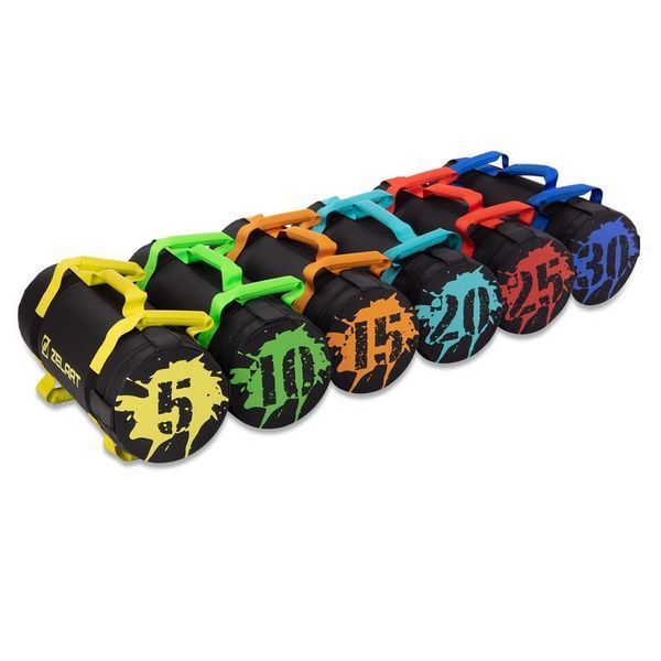 Мешок утяжелитель для функционального тренинга Power Bag Zelart TA-7825-5 5кг черный-желтый TA-7825-5 фото