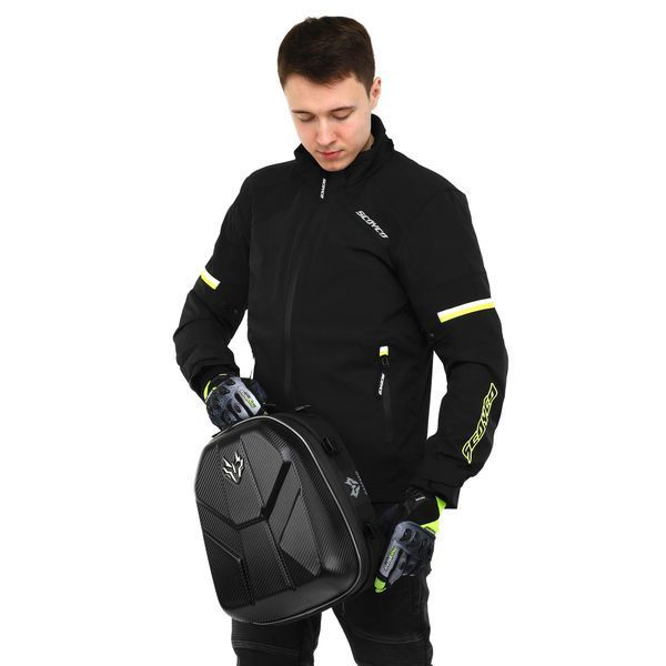 Сумка на бак мотоцикла на магнитах Tank Bag JIASPEED M-8960 28x18+16x35см черный M-8960 фото