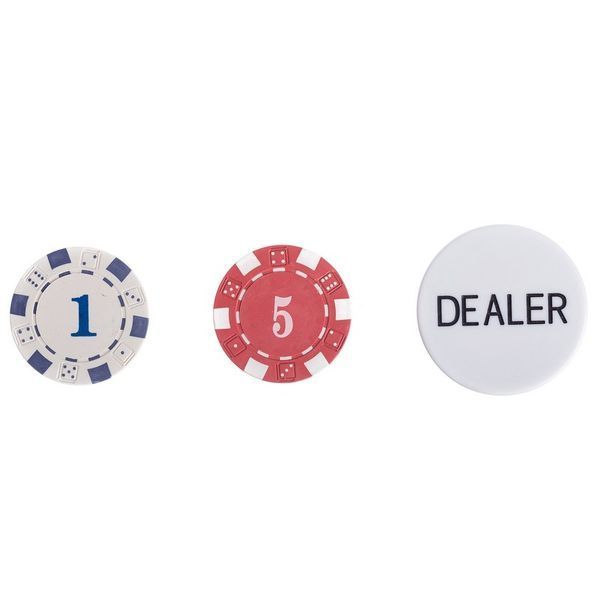 Набор для покера в кейсе из экокожи Poker game set SP-Sport PK100L 100 фишек PK100L фото