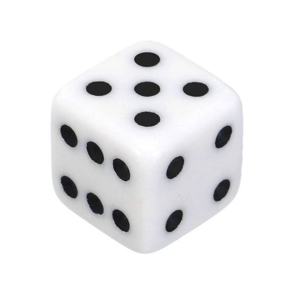 Кости игральные кубики для настольных игр Dice SP-Sport IG-7002 1 шт белый IG-7002 фото
