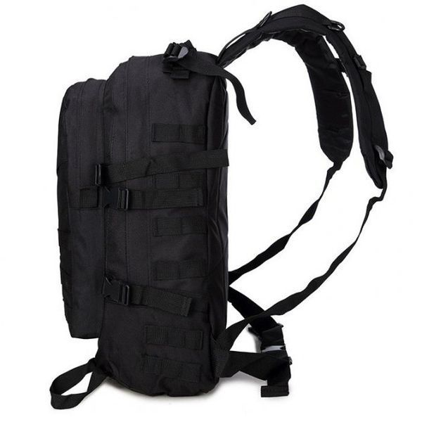 Рюкзак Тактический на 40л штурмовой туристический с системой MOLLE Черный большой ws69791 фото