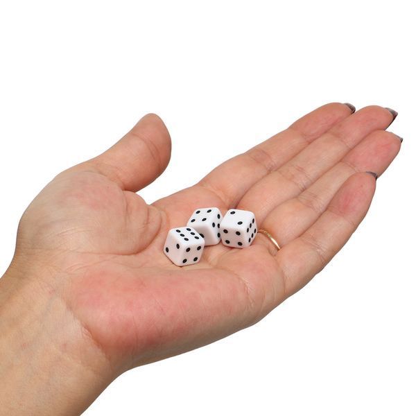 Кости игральные кубики для настольных игр Dice SP-Sport IG-7002 1 шт белый IG-7002 фото