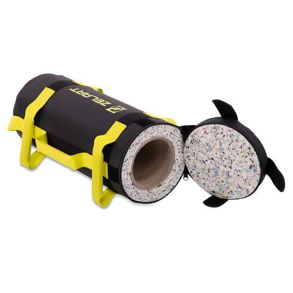 Мешок утяжелитель для функционального тренинга Power Bag Zelart TA-7825-5 5кг черный-желтый TA-7825-5 фото