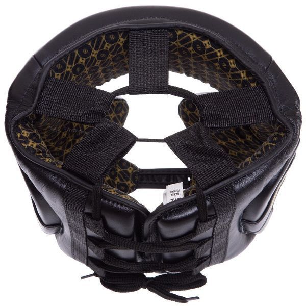 Шлем боксерский в мексиканском стиле кожаный UFC PRO Prem Lace Up UHK-75056 L-XL черный UHK-75056 фото