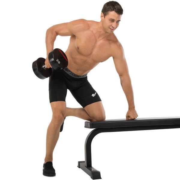 Гантель цельная профессиональная с полиуретановым покрытием LIFE FITNESS SC-80081-26 1шт 26кг черный-красный SC-80081-26 фото