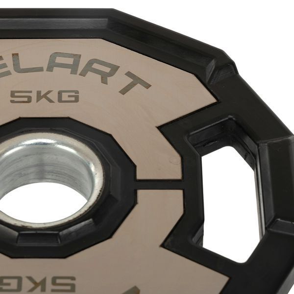 Блины диски резиновые 2 Handle металлическая втулка Zelart TA-4792-5 51мм 5кг черный TA-4792-5 фото