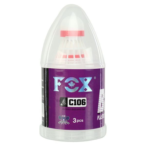 Воланы для бадминтона нейлоновые 3штуки FOX C106 цвета в ассортименте C106 фото