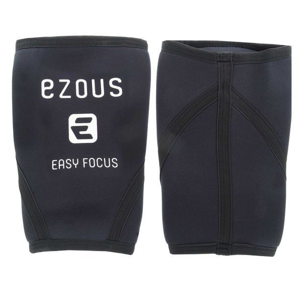 Наколенники для приседа и пауэрлфтинга 2штуки SQUAT KNEECAP EZOUS A-02 S-XL черный XL A-02 фото
