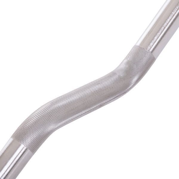 Штанга нерозбірна з фіксованою вагою вигнута гумова Zelart Rubber Coated Barbell TA-2687-40 довжина-95см 40кг чорний TA-2687-40 фото