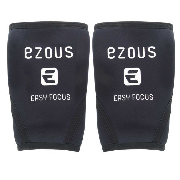 Наколенники для приседа и пауэрлфтинга 2штуки SQUAT KNEECAP EZOUS A-02 S-XL черный XL A-02 фото