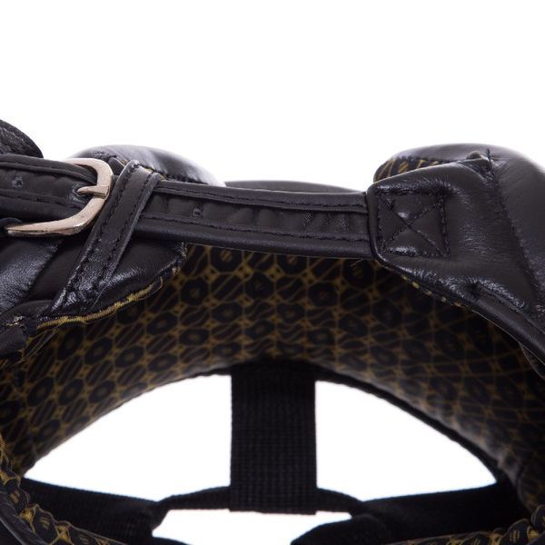 Шлем боксерский в мексиканском стиле кожаный UFC PRO Prem Lace Up UHK-75056 L-XL черный UHK-75056 фото