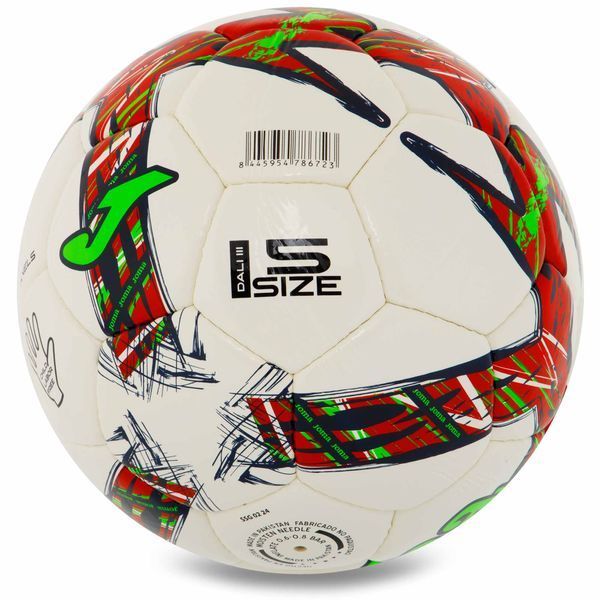 Мяч футбольный Joma DALI III 401412-206-T5 №5 белый-красный 401412-206-T5 фото