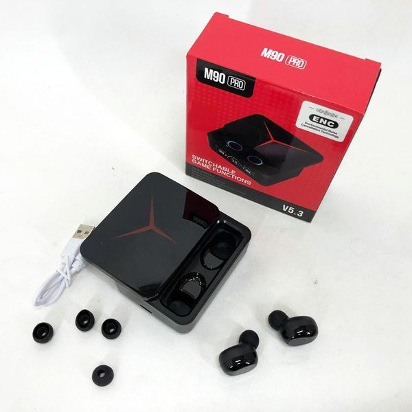 Беспроводные наушники M90 Pro True Wireless Earbuds 5.3, хорошие беспроводные наушники Bluetooth ws47915 фото