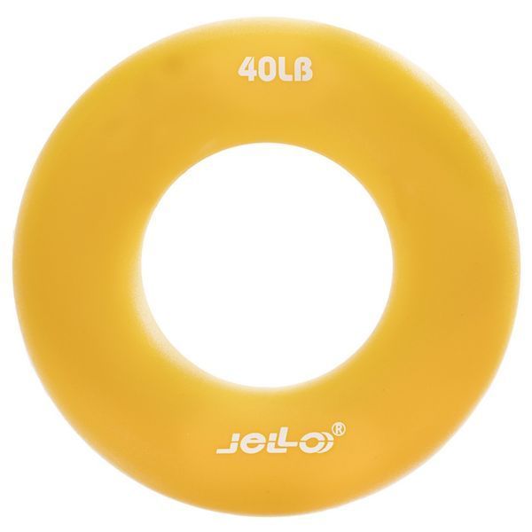 Эспандер кистевой кольцо JELLO JLA473-40LB 1шт o7см нагрузка 18кг желтый JLA473-40LB фото