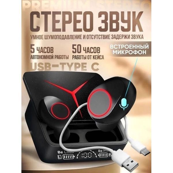 Беспроводные наушники M90 Pro True Wireless Earbuds 5.3, хорошие беспроводные наушники Bluetooth ws47915 фото