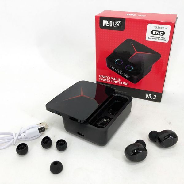 Беспроводные наушники M90 Pro True Wireless Earbuds 5.3, хорошие беспроводные наушники Bluetooth ws47915 фото