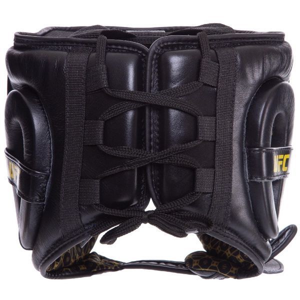 Шлем боксерский в мексиканском стиле кожаный UFC PRO Prem Lace Up UHK-75056 L-XL черный UHK-75056 фото