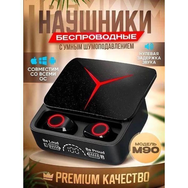 Беспроводные наушники M90 Pro True Wireless Earbuds 5.3, хорошие беспроводные наушники Bluetooth ws47915 фото