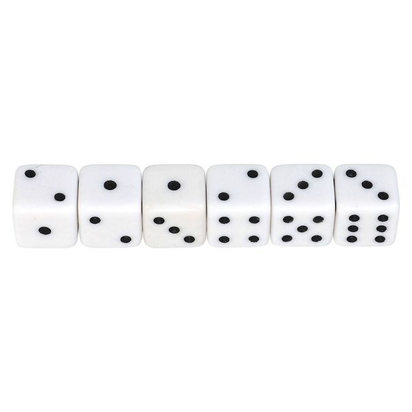 Кости игральные кубики для настольных игр Dice SP-Sport IG-7002 1 шт белый IG-7002 фото