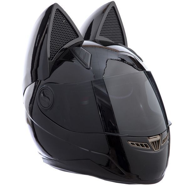 Мотошлем интеграл (full face) Мото Кото с ушками NITRINOS NEKO MS-1650 M-XL цвета в ассортименте L MS-1650 фото