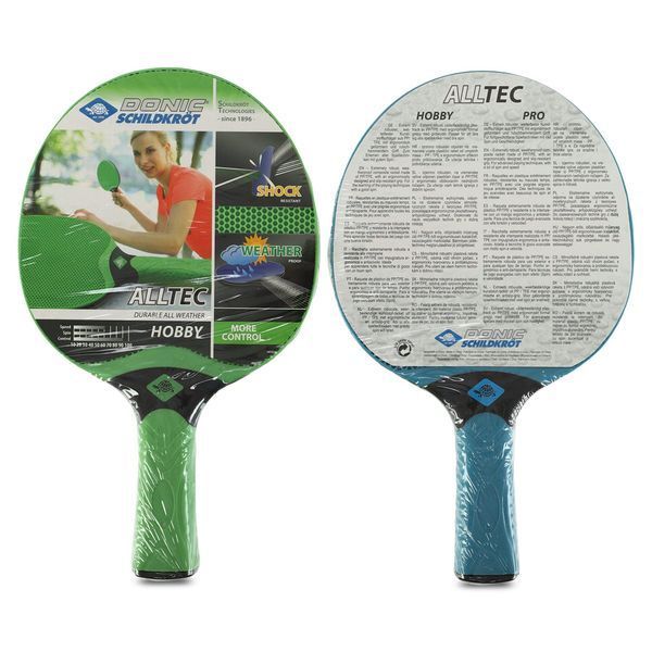 Набір для настільного тенісу DONIC Alltec Hobby MT-788648 2 ракетки, 3 м'ячі з чохлом MT-788648 фото