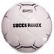 М'яч футбольний SOCCERMAX FIFA FB-0001 №5 PU білий-чорний FB-0001 фото 1