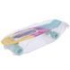 Пенни борд Penny Board круизер пластиковый 22' FISH COLOR SK-402-10 желтый-малиновый-мятный SK-402-10 фото 7